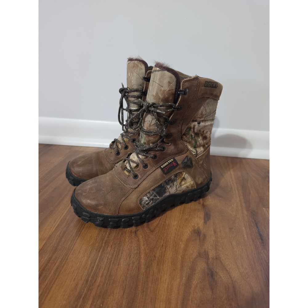 Rocky Hunting Boots Mens 9W Camo Good GORE-TEX Scent-Lok 8824 S2V Thinsulate